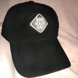Black “Bad Hair Day” Dad Hat